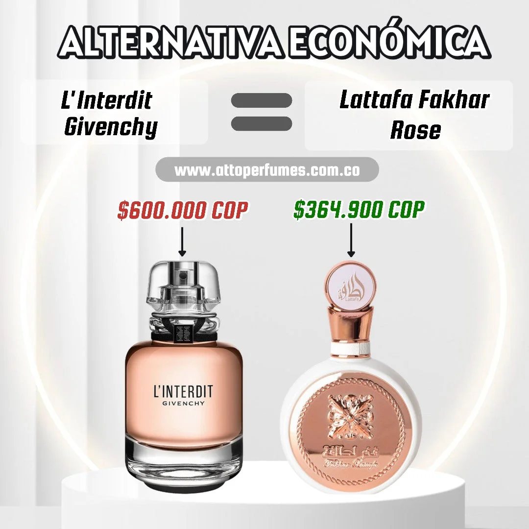 Lattafa Fakhar Rose - alternativa a YSL Libre