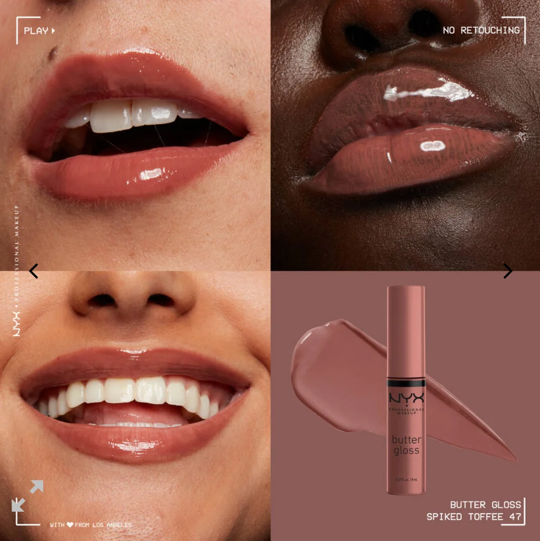 NYX Butter Gloss - alternativa barata a Fenty Beauty Gloss Bomb